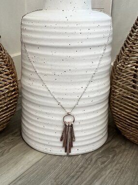 Matoka Feather Necklace | Silver Pendant Necklace